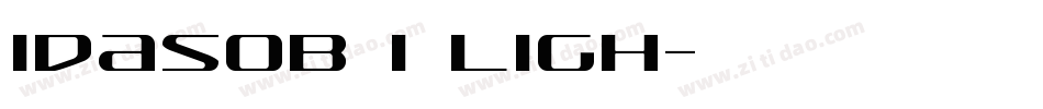 idasob i Ligh字体转换